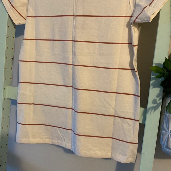 NWT rag & bone The Stripe Organic Cotton T-Shirt in Rust - Picture 7 of 13